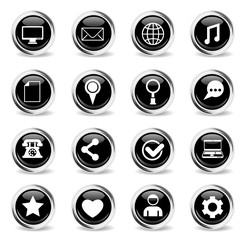 social media icon set