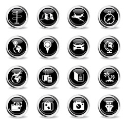travel icon set