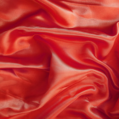Red fabric silk texture for background