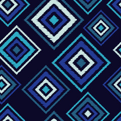 Ethnic boho seamless pattern. Traditional ornament. Geometric background. Folk motif. Textile rapport.
