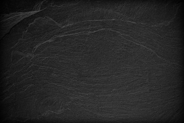 Dark grey black slate background or texture.