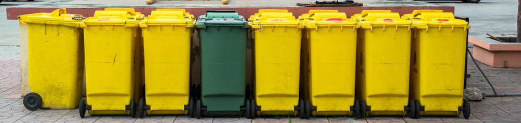 Trash on the outside.