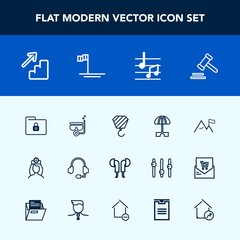 Modern, simple vector icon set with nature, safety, sun, sea, microphone, building, beach, healthcare, umbrella, element, mask, white, file, summer, support, technology, construction, mexico, up icons