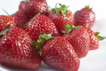 fruits, vitamins, natural, fresh foods, strawberry, dessert, chocolate, summer, harvest