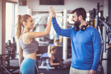 Sports couple.