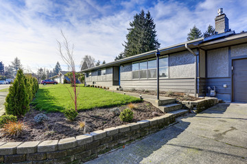 Updated rambler and freshly painted exterior.