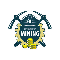Fototapeta premium Digital currency mining