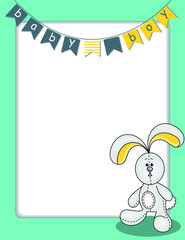 newborn elements frame boy 2