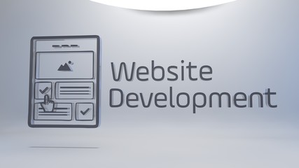 Website Development and webpage icon