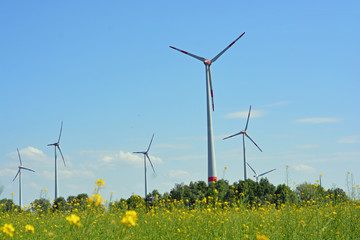 Windkraftanlage Hintergrund 