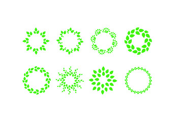Wreath Vector Illustrations For Logo Decoration