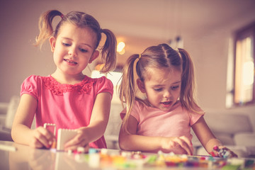 Girls also can play with Bricks.