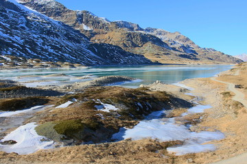frozen lake