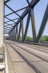 Rheinbrücke Wintersdorf straße nach beinheim