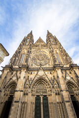Fototapeta na wymiar Saint Vitus's Cathedral in Prague