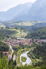 Fototapeta premium Idyllic alpine town