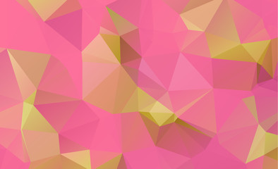 low poly geometric background consisting of triangles of different sizes and colors