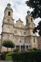 Fototapeta na wymiar Innsbruck Cathedral of St. James, Austria