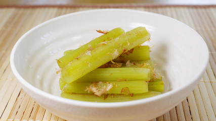 フキの炊いたん