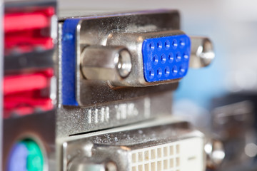 VGA port on motherboard