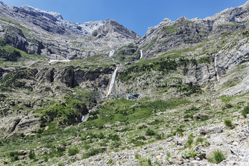 river landscape in the mountains
