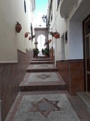 Callejón mítico en el  pueblo de Alfarnate