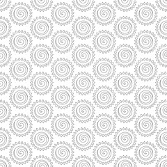 Abstract vintage seamless background with mandala ornaments.