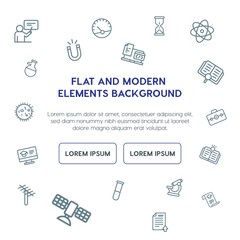 science, education outline vector icons and elements background concept on white background.Multipurpose use on websites, presentations, brochures and more