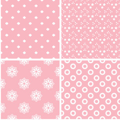 Different vector seamless patterns.