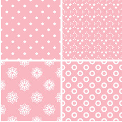 Different vector seamless patterns.