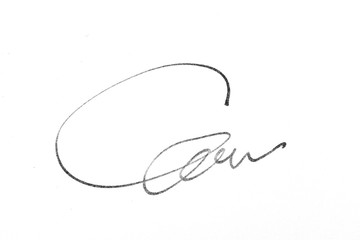 abstract lines on white paper