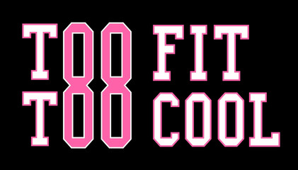 varsity slogan graphic with numbers