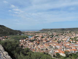 Panorama di Bosa, Sardegna