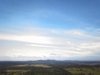 Fototapeta premium Aerial view of dam