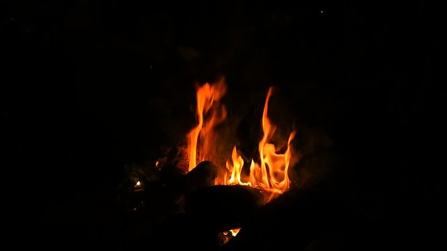 campfire camp fire summer burning fire