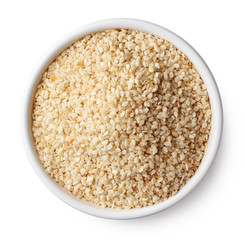 Bowl of sesame seeds