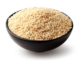 Bowl of sesame seeds