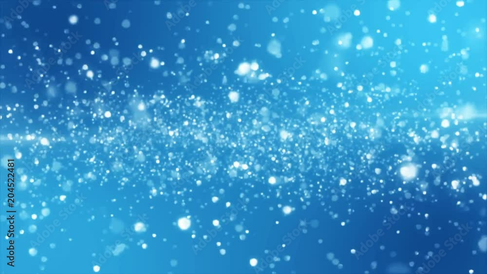 Poster abstract shiny blue animated background. seamless loop. elegant background based on particles. suita