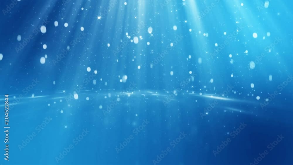 Poster abstract shiny blue animated background. seamless loop. elegant background based on particles. suita