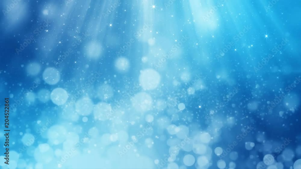 Aufkleber abstract shiny blue animated background. seamless loop. elegant background based on particles. suita
