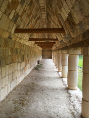 Majestic ruins Maya city in Uxmal,Mexico.
