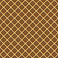 waffle 生地　イラスト