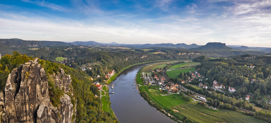 Fototapeta na wymiar Elbe Valley Saxony Switzerland Germany