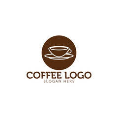 Coffee logo icon template