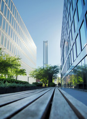 Heizkraftwerk in der Stadt