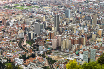 Naklejka premium center of bogota year 2014