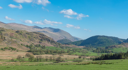 Obraz premium Mountains from the Castlerigg stone circle