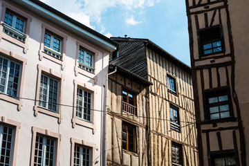 view of Buildings around Limoges, France