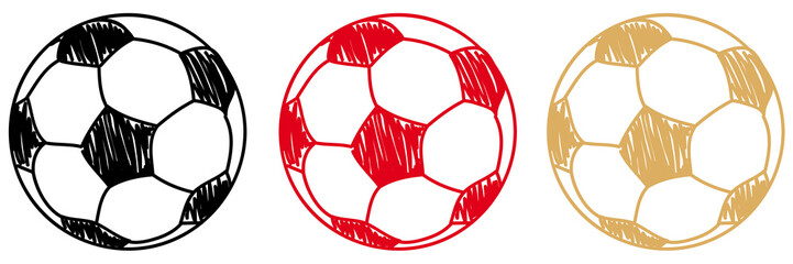 Soccer balls in german national colors © Mareen Vandelay