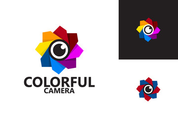 Colorful Camera Logo Template Design Vector, Emblem, Design Concept, Creative Symbol, Icon